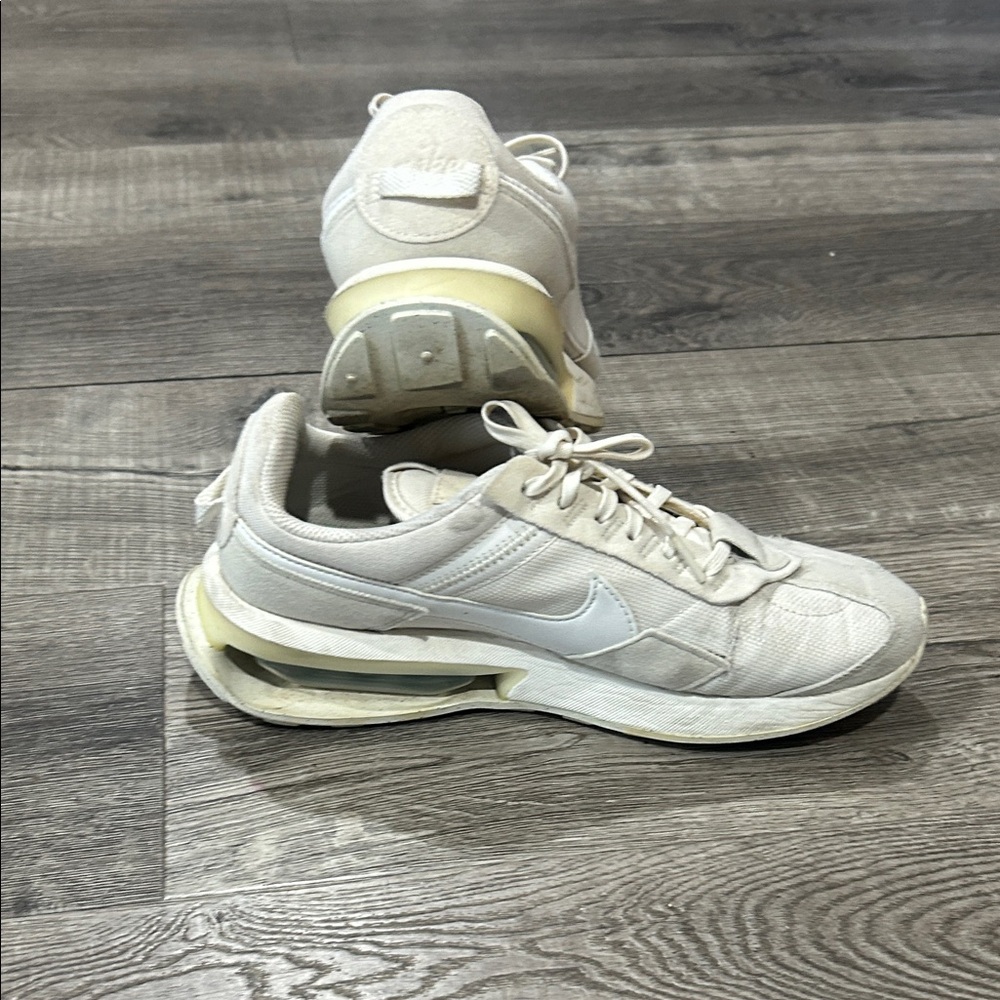 Nike Cream and White Running Shoes